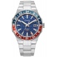 Citizen Series8 ∅42 mm - 10 ATM, Esfera azul, brazalete de acero integrado