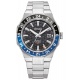 Citizen Series8 ∅41 mm - 10 ATM, Esfera negra, brazalete de acero integrado