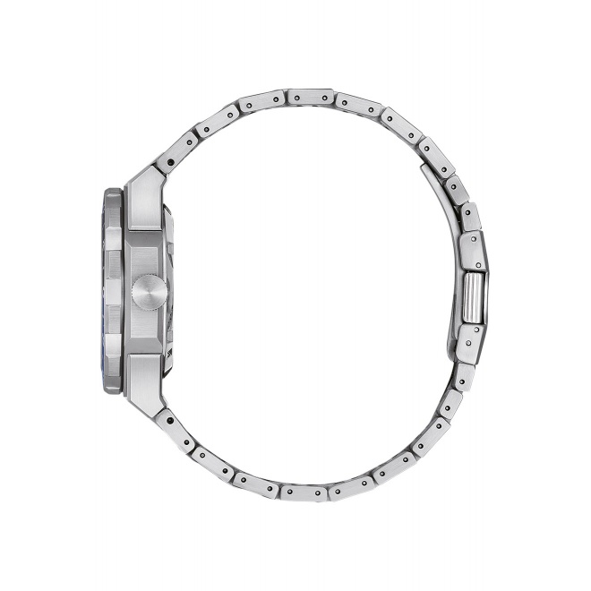 Citizen Series8 ∅41 mm - 10 ATM, Esfera negra, brazalete de acero integrado