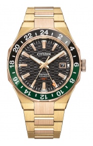 Citizen Series8 ∅41 mm - 10 ATM, Esfera negra, brazalete de acero integrado