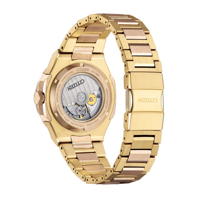 Citizen Series8 ∅41 mm - 10 ATM, Esfera negra, brazalete de acero integrado