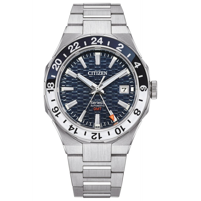 Citizen Series8 ∅41 mm - 10 ATM, Esfera azul, brazalete de acero integrado