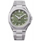 Citizen Series8 ∅39,85 mm - 10 ATM, Esfera verde claro, brazalete de acero sólido