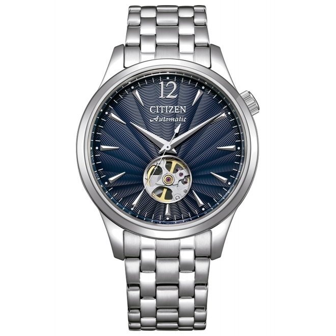 Citizen Mecha Open Heart ∅38 mm - 5 ATM, Esfera azul, brazalete de acero