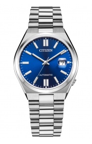 Citizen Tsuyosa ∅40 mm - 5 ATM, Esfera azul, brazalete de acero sólido
