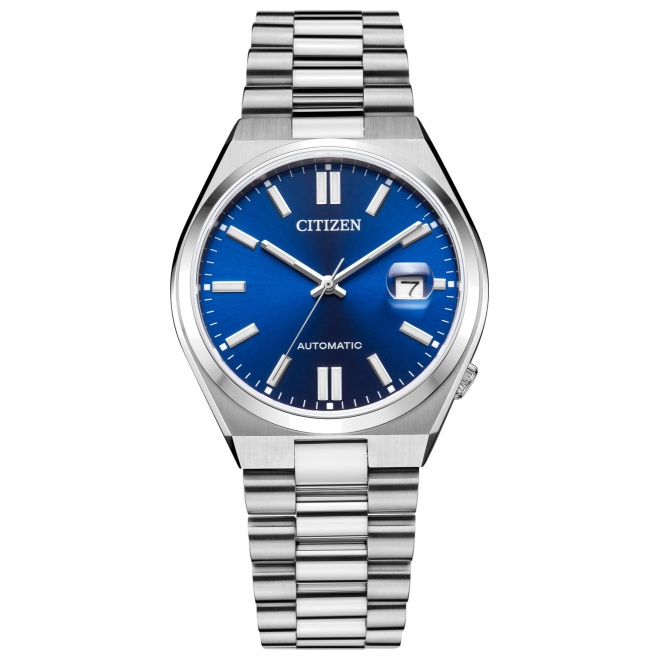 Citizen Tsuyosa ∅40 mm - 5 ATM, Esfera azul, brazalete de acero sólido