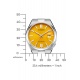 Citizen Tsuyosa ∅40 mm - 5 ATM, Esfera amarilla, brazalete de acero sólido