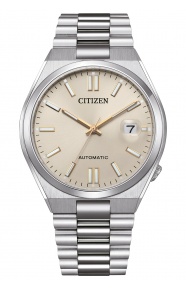 Citizen Tsuyosa ∅40 mm - 5 ATM, Esfera beige, brazalete de acero sólido