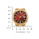 Citizen Tsuyosa ∅40 mm - 5 ATM, Esfera roja, brazalete de acero sólido