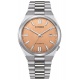 Citizen Tsuyosa ∅40 mm - 5 ATM, Esfera naranja, brazalete de acero sólido