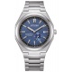 Citizen Super Titanium NJ0180 ∅40,5 mm - 10 ATM, Esfera azul, brazalete de super titanium