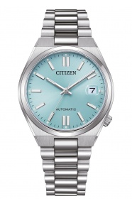 Citizen Tsuyosa ∅37 mm - 5 ATM, Esfera azul claro, brazalete de acero sólido