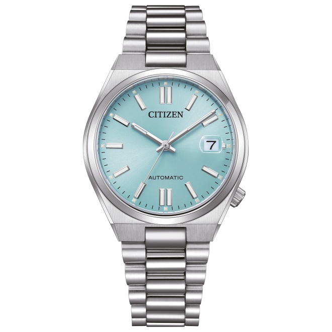Citizen Tsuyosa ∅37 mm - 5 ATM, Esfera azul claro, brazalete de acero sólido