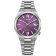 Citizen Tsuyosa ∅37 mm - 5 ATM, Esfera morada, brazalete de acero sólido