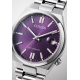Citizen Tsuyosa ∅37 mm - 5 ATM, Esfera morada, brazalete de acero sólido