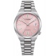 Citizen Tsuyosa ∅37 mm - 5 ATM, Esfera rosa, brazalete de acero sólido