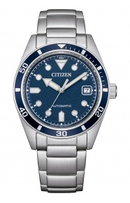 Citizen Automatic Unisex ∅38,5 mm - 10 ATM, brazalete de acero