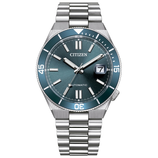 Citizen Tsuyosa Shore ∅40 mm - 10 ATM, Esfera azul, brazalete de acero sólido