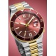 Citizen Tsuyosa Shore ∅40 mm - 10 ATM, Esfera roja, brazalete de acero sólido