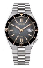 Citizen Tsuyosa Shore Limited Edition ∅40 mm - 10 ATM, Esfera negra, brazalete de acero sólido