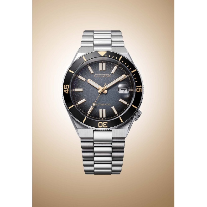 Citizen Tsuyosa Shore Limited Edition ∅40 mm - 10 ATM, Esfera negra, brazalete de acero sólido