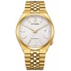 Citizen Tsuyosa 60 ∅40 mm - 5 ATM, Esfera plateada, brazalete de acero sólido gold
