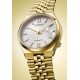 Citizen Tsuyosa 60 ∅40 mm - 5 ATM, Esfera plateada, brazalete de acero sólido gold