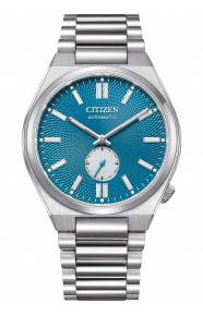 Citizen Tsuyosa Small Second ∅40 mm - 5 ATM, Esfera azul, brazalete de acero sólido