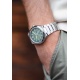 Citizen Super Titanium Zenshin 60 ∅40 mm - 10 ATM, Esfera verde, brazalete sólido de super titanium TIC
