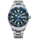 Citizen Diver’s Automatic - 20 ATM, brazalete de acero extensible
