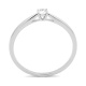 Anillo Solitario de oro blanco de 18 Kt con diamante de 0,10 a 0,53 ct