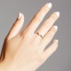 Anillo Solitario de oro blanco de 18 Kt con diamante de 0,10 a 0,53 ct
