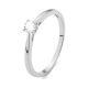 Anillo Solitario de oro blanco de 18 Kt con diamante de 0,10 a 0,53 ct