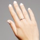 Anillo Solitario de oro blanco de 18 Kt con diamante de 0,10 a 0,53 ct