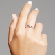 Anillo Solitario de oro blanco de 18 Kt con diamante de 0,10 a 0,53 ct