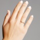 Anillo Solitario de oro amarillo de 18 Kt con diamante de 0,10 a 0,33 ct
