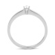 Anillo Solitario de oro blanco de 18 Kt con diamante de 0,10 a 0,53 ct