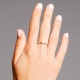 Anillo Solitario de oro blanco de 18 Kt con diamante de 0,10 a 0,53 ct