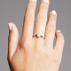 Anillo Solitario de oro blanco de 18 Kt con diamante de 0,10 a 0,53 ct