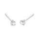 Pendientes Dormilona de oro blanco de 18 Kt con diamantes de 0,05 a 1,06 ct
