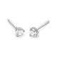 Pendientes Dormilona de oro blanco de 18 Kt con diamantes de 0,05 a 1,06 ct