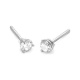 Pendientes Dormilona de oro blanco de 18 Kt con diamantes de 0,05 a 1,06 ct