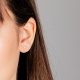 Pendientes Dormilona de oro blanco de 18 Kt con diamantes de 0,10 a 1,06 ct