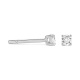 Pendientes Dormilona de oro blanco de 18 Kt con diamantes de 0,10 a 1,06 ct