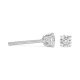 Pendientes Dormilona de oro blanco de 18 Kt con diamantes de 0,10 a 1,06 ct