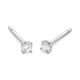 Pendientes Dormilona de oro blanco de 18 Kt con diamantes de 0,10 a 1,06 ct
