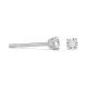 Pendientes Dormilona de oro blanco de 18 Kt con diamantes de 0,10 a 1,06 ct