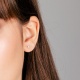 Pendientes Dormilona de oro blanco de 18 Kt con diamantes de 0,10 a 1,06 ct