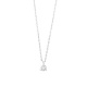 Colgante Solitario de oro blanco de 18 Kt con diamante de 0,07 a 0,53 ct