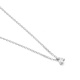 Colgante Solitario de oro blanco de 18 Kt con diamante de 0,07 a 0,53 ct